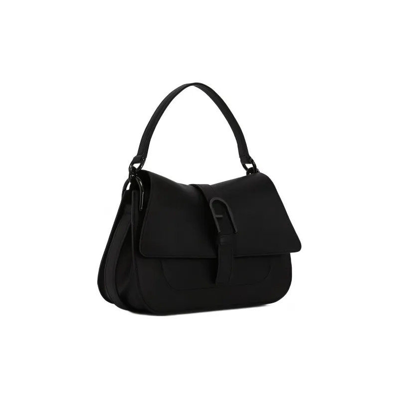 Furla Calfskin Shoulder Bag Crossbody Bag Handbag Mini Women's Black-1