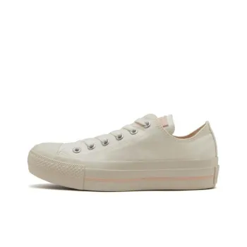 Converse All Star PLTS Rubber Patch OX Durable Cushioning Low Top Canvas Shoes Women's White
