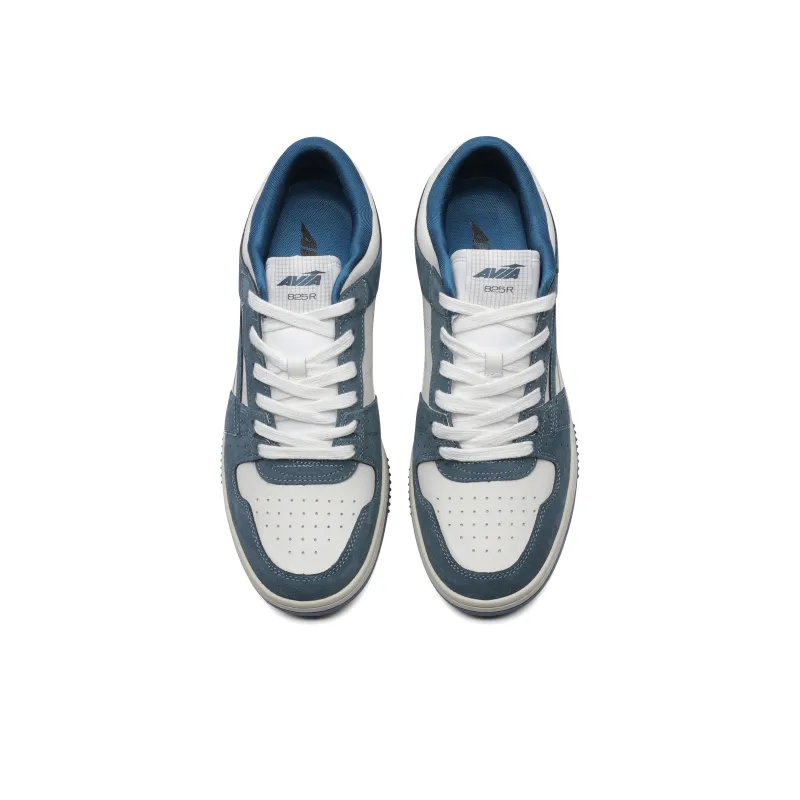 AVIA 825R Series Low Top Lace Up Casual Skateboard Shoes Men's Beige White Navy Blue Blue-3