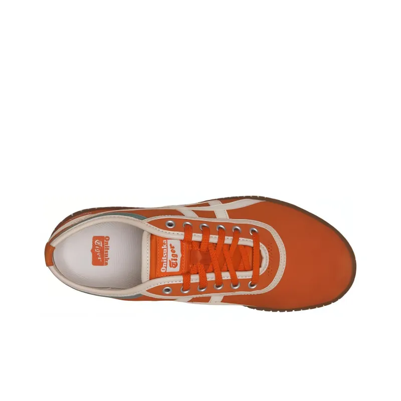Onitsuka Tiger Tsunahiki Abrasion Resistant Low Top Casual Running Shoes Unisex Orange-2