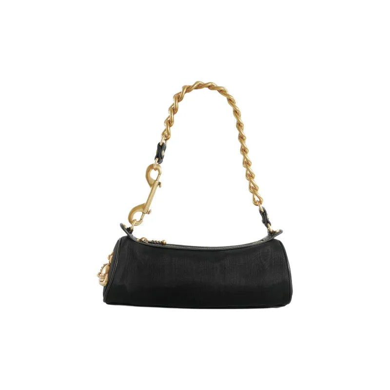 Vivienne Westwood Viscose Cylinder Bag Handbag, Shoulder Bag Women's Black-0