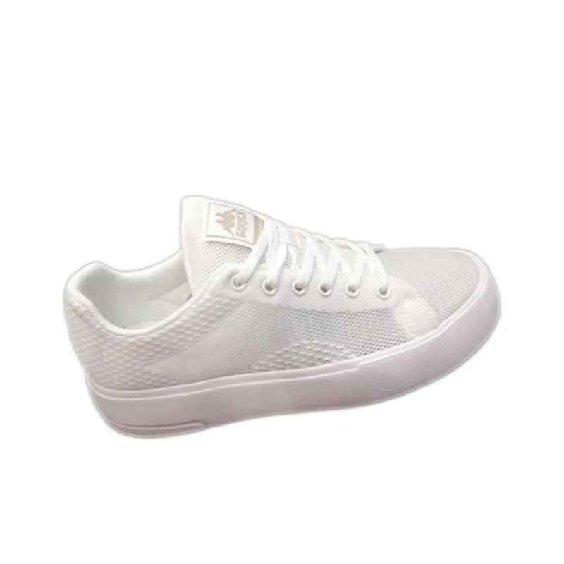 Kappa Anti-Slip Wear-Resistant Low-Top Skateboard Shoes Unisex White-1
