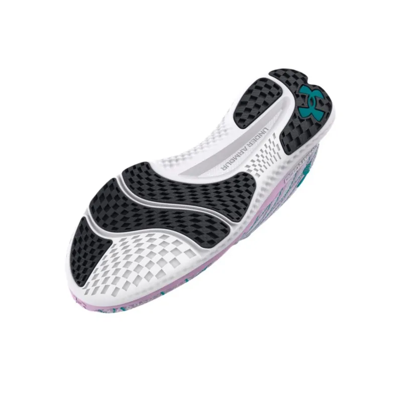 Under Armour Charged Breeze 2 Wear-resistant And Lightweight Low-Top Running Shoes Women's Purple Pink-4