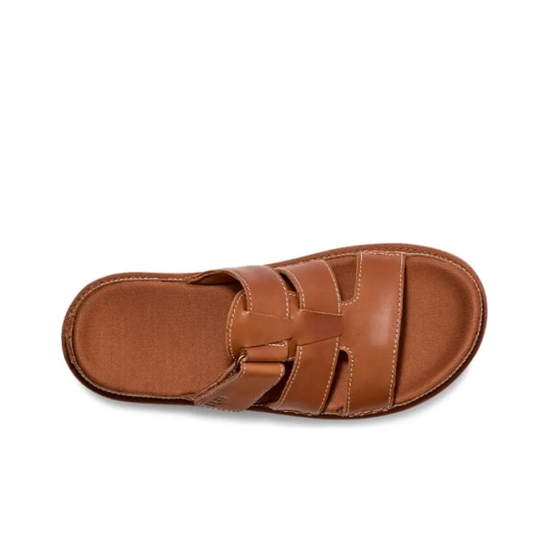UGG Goldenstar Platform Slide Tan Women's-2