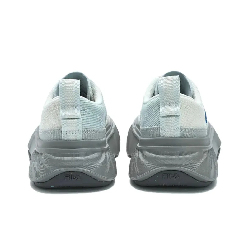 FILA Fosso Breathable Low-Top Canvas Shoes Women's White Gray-3