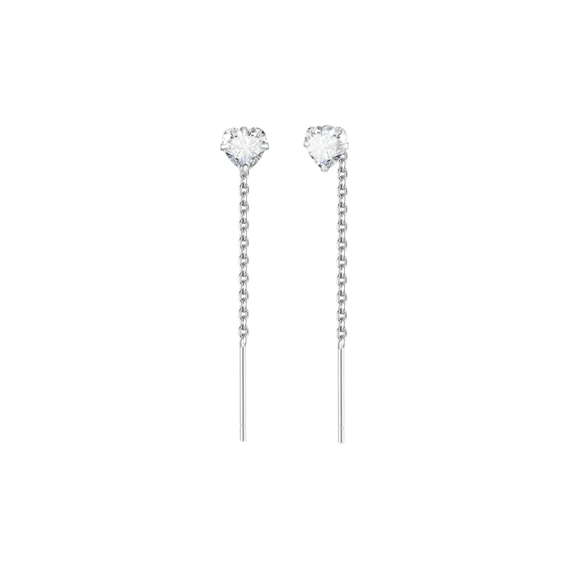 LIANDUO 925 Sterling Silver Drop Earrings Women's-0