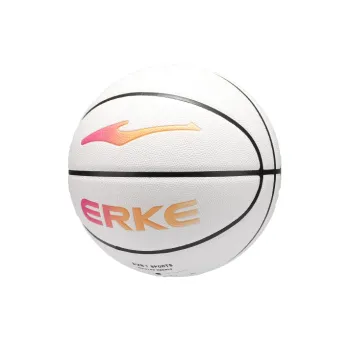 Erke PU Basketball White 6 Size 7 Ball Street Unisex
