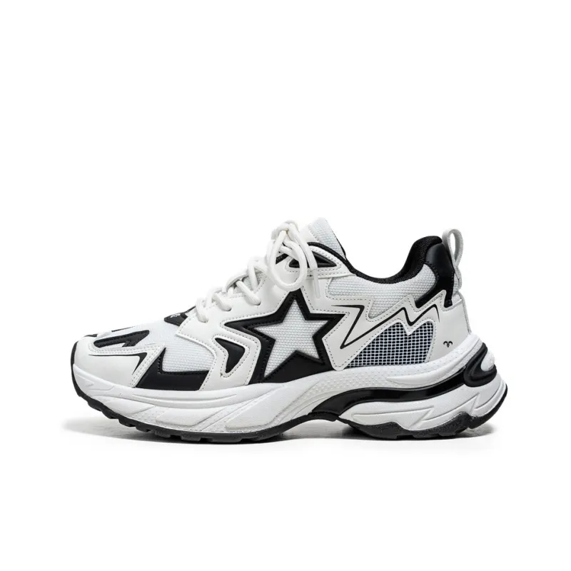 Grumpy Ram Anti-Slip Wear-Resistant Breathable Height Increasing Low-Top Chunky Sneakers Men's-0