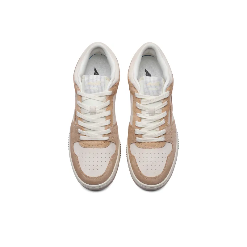 AVIA 825R Series Wear Resistant Slip Resistant Low Top Skateboard Shoes Men's Beige Yellow-3