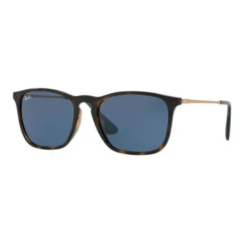 RayBan Plastic Square Sunglasses Men's Tortoiseshell