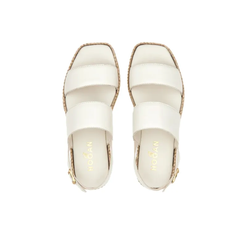 HOGAN H660 Leather Sandals-4