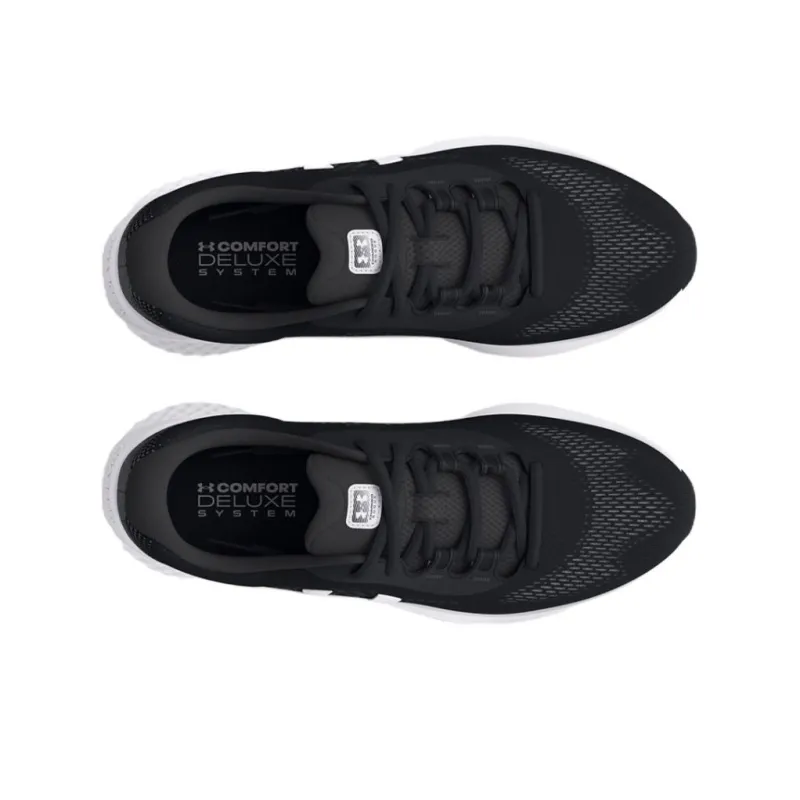 Under Armour Charged Rogue 4 4E Wide 'Black White'-3