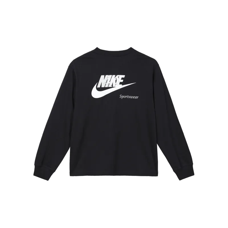 Nike Drop Shoulder Sleeve T-Shirt Women's Black-1