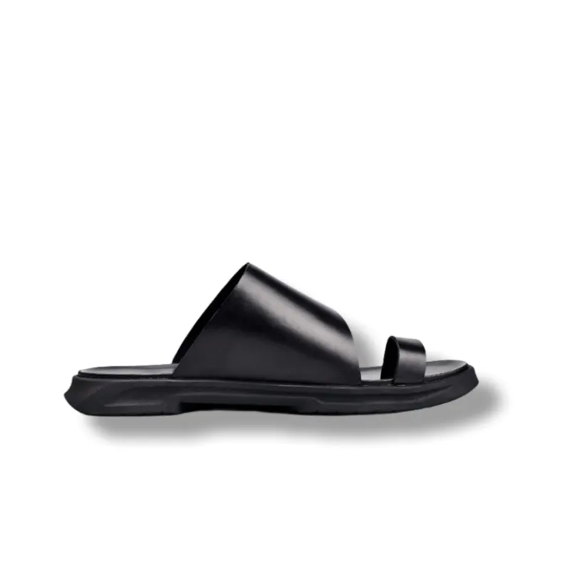Brounvanm Slide Slippers Men's Black-4