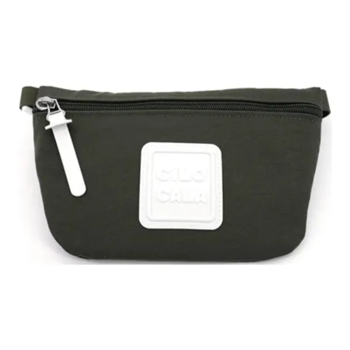CILOCALA Nylon Shoulder Bag Mini Unisex Spinach Green-0