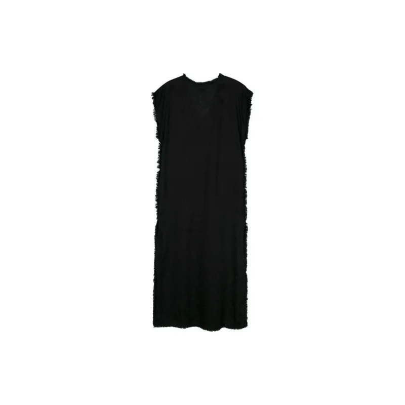 PAROSH SS24 Sleeveless Dress Women's Black-1