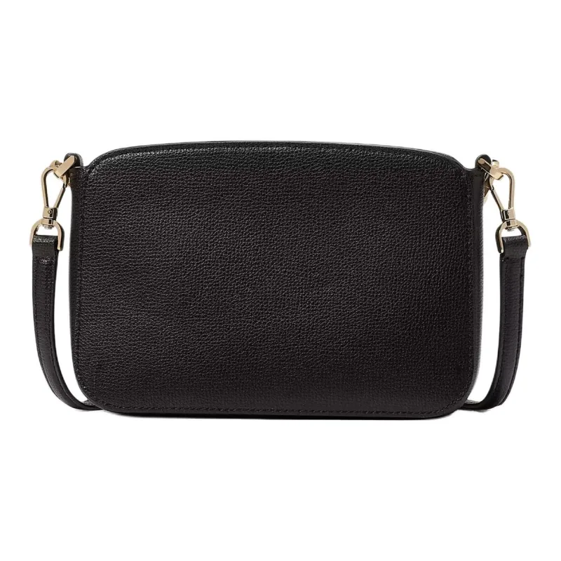 Kate Spade Grain Leather Shoulder Bag, Crossbody Bag Women's Black-3