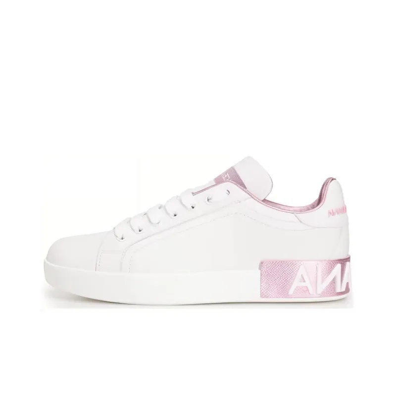 JOHN RICHMOND Low-Top Skateboard Shoes Women's White Pink-0