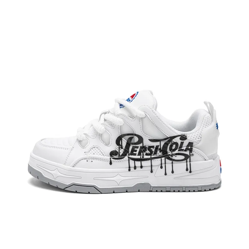 Pepsi Jelly Color Series Cushioned Slip-Resistant Low-Top Skateboard Shoes Unisex-12