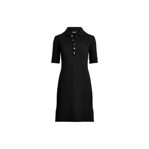 Polo Ralph Lauren Short-Sleeved Dresses Women's Black