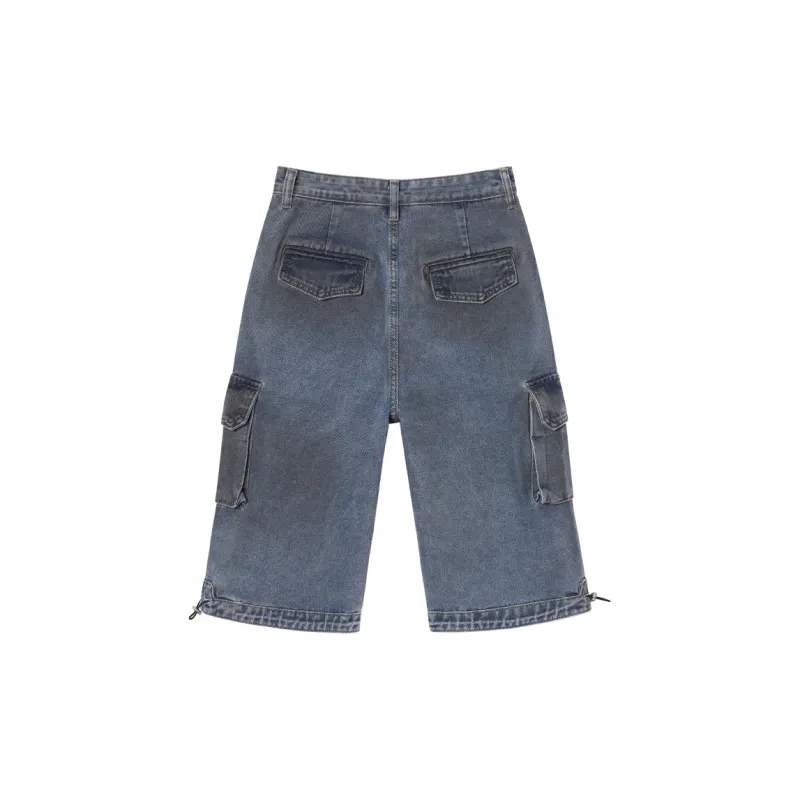 EPTISON WOMAN Denim Shorts Women's Denim Blue-1