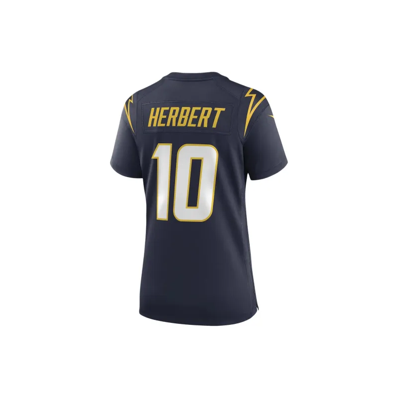 Nike NFL Los Angeles Chargers Justin Herbert T-Shirt Women's Marine Blue-1