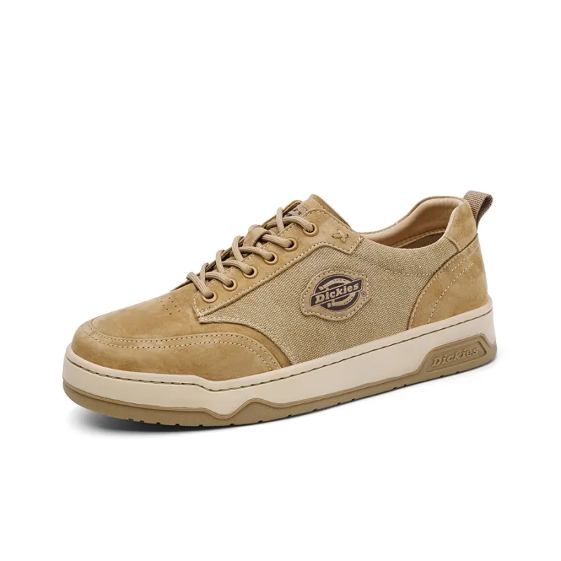 Dickies Coverage Low Top Skateboard Shoes Men's Light Brown-1