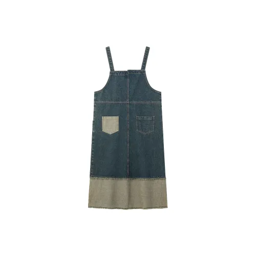 Dme Sleeveless Dresses Women's Dark Denim Blue