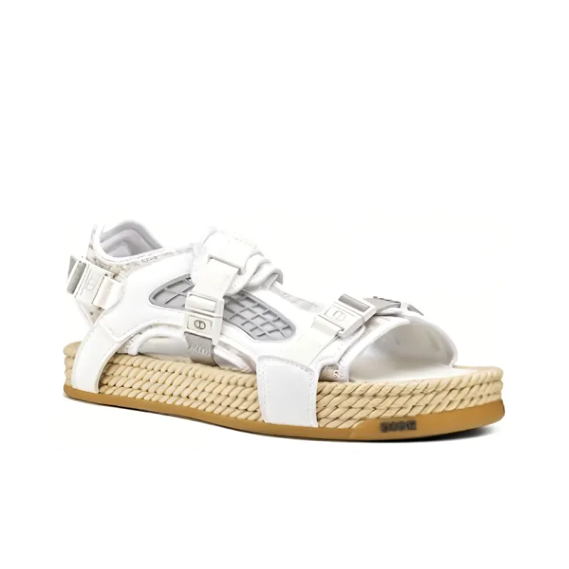 DIOR Atlas Sandal White Suede-2
