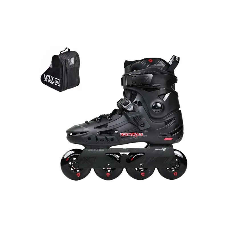 FLYING EAGLE Inline Skates PP+PU Casual, Stylish, Street Cruising Unisex 36 46 F5S Black Red+Shoulder Bag-23