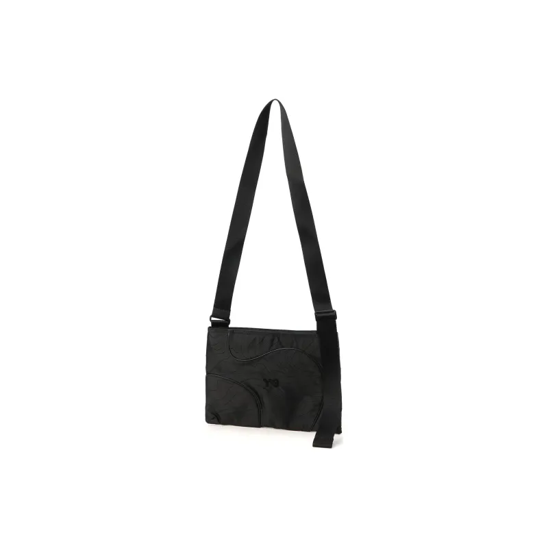 Yohji Yamamoto Nylon Crossbody Bag Shoulder Bag Unisex Black-0