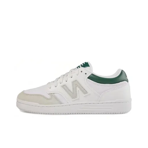 New Balance NB 480 Skateboard Shoes Unisex Low-Top White/Green