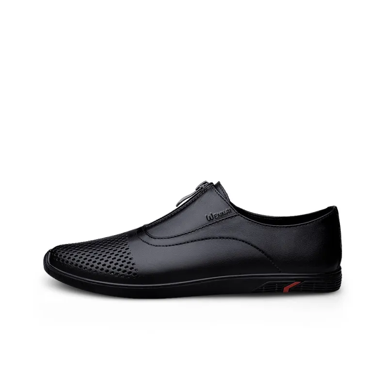 Wen Nai Casual Shoes Men's Black-0
