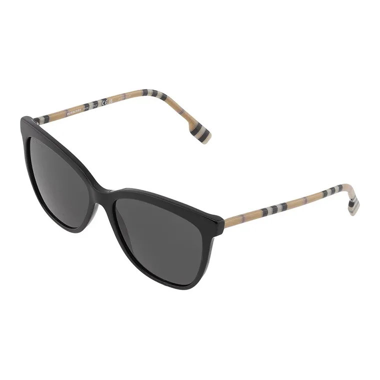 Burberry Plastic Square Sunglasses Women's Black-0