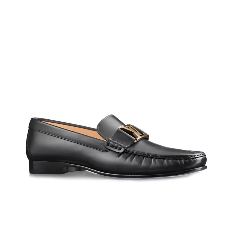 LOUIS VUITTON Montaigne Slip On Shoes 'Black'-1