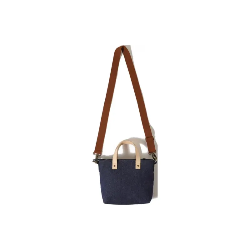 TYAKASHA Fabric Shoulder Bag Crossbody Bag Medium Size Women's Denim Blue-4