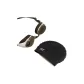 Black White Swim Goggles+Large Size Swimming Cap Set[Plano/Myopia 200-600 Degrees Swimming Cap]