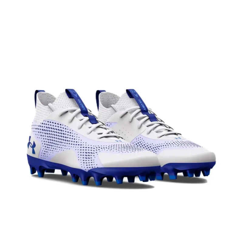 Under Armour Glory 2 Mc Cushioning Wear Resistant Low Top Training Shoes Women's White Blue-2