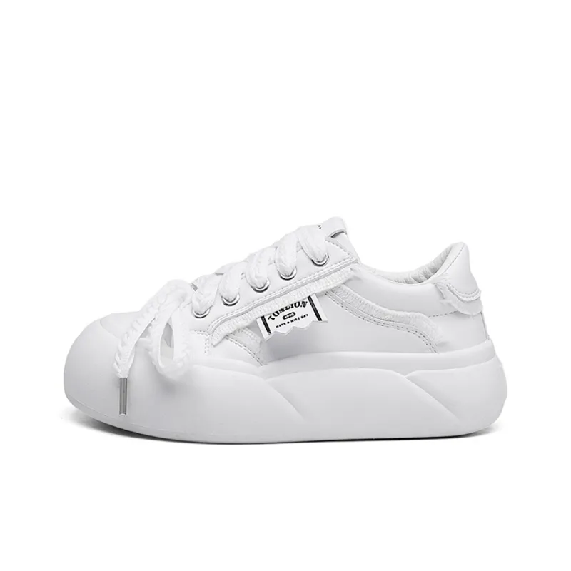Tonlion Non-slip Lightweight Low-Top Skateboard Shoes Women's-0