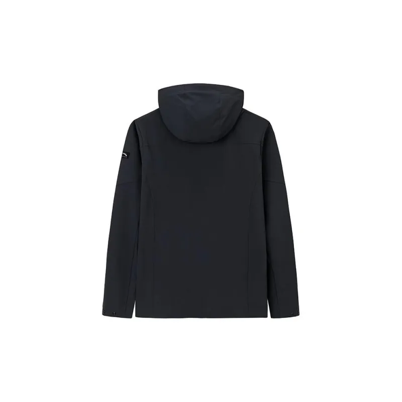 Anta Variety Training Collection Trench Coat Men's Basic Black-1