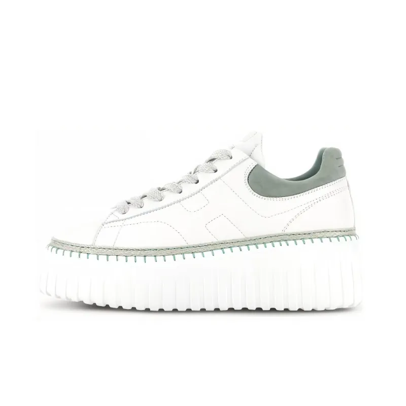 HOGAN H-Stripes Leather Sneakers-0