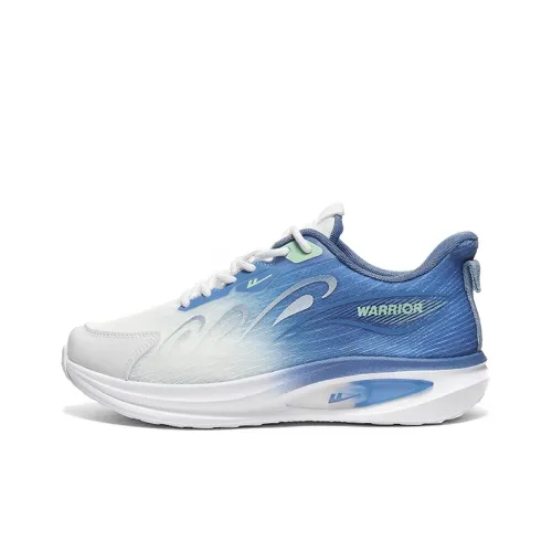 WARRIOR Running Shoes Men Low Top Light Blue