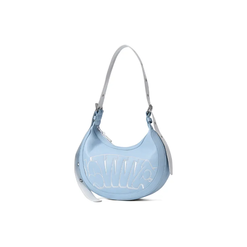 DRACONITE ×LOVVVVE PU Crescent Bag Crossbody Bag Shoulder Bag Regular Women's Multicolor-6