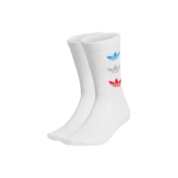 Adidas Mid Calf Socks Unisex 2 Pack White