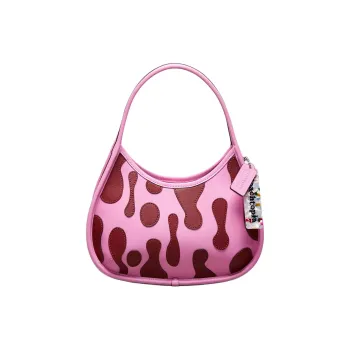 COACH Ergo Smooth Leather Handbag Medium Size Women's Bright Magenta