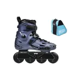 Navy Blue Roller Skates[40]+Blue Shoulder Bag