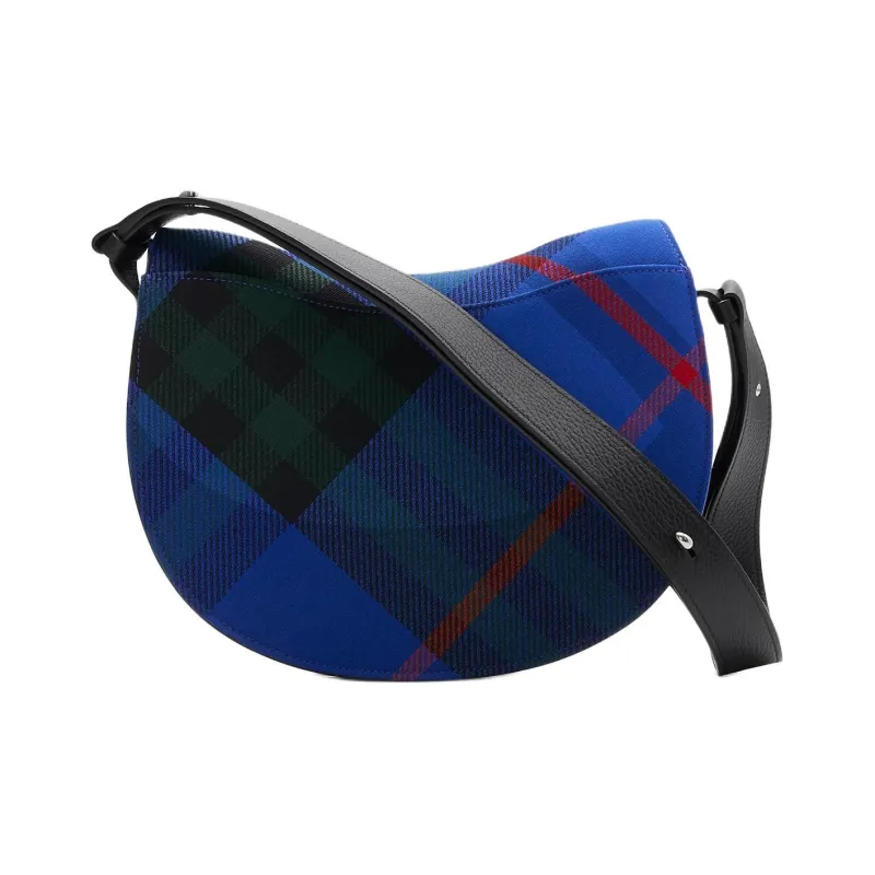 Burberry Rocking Horse Cotton Crossbody Bag Shoulder Bag Women's Knight Blue-2