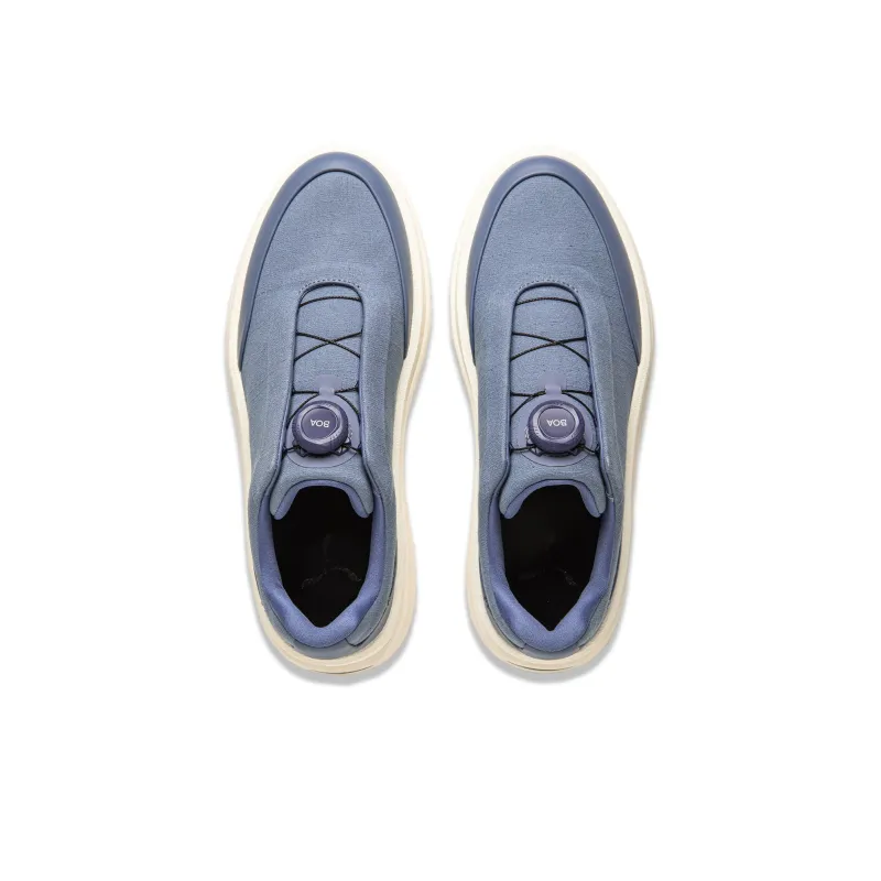 LI NING 1990 Commuter Series Cushioning, Wear Resistant Low Top Casual Shoes Men's Dusty Blue-3