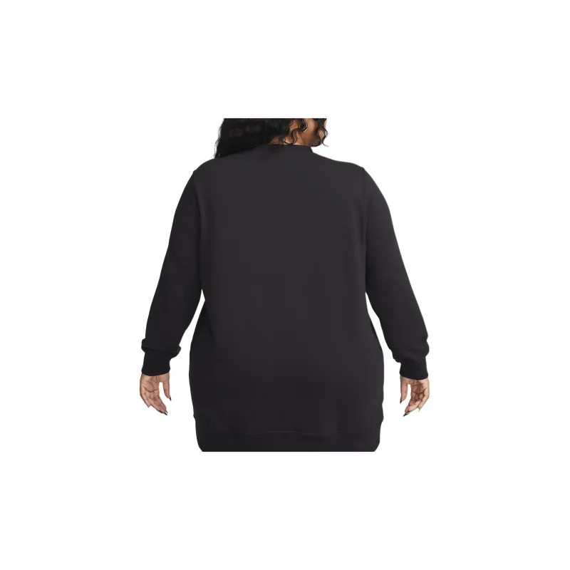 Nike Dri-FIT One Women's Crew-Neck French Terry Tunic Plus Size-1