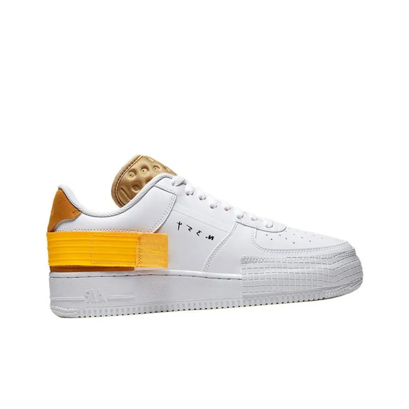 Nike Air Force 1 Type White Gold-1
